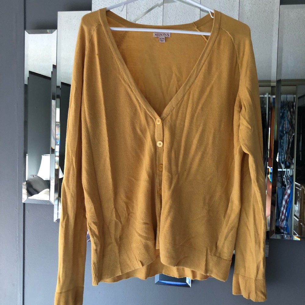 Mustard Cardigan